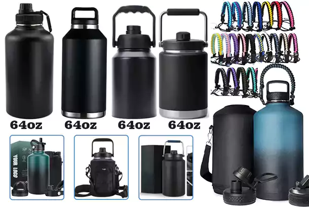 64oz stainless steel water bottle Wholesale